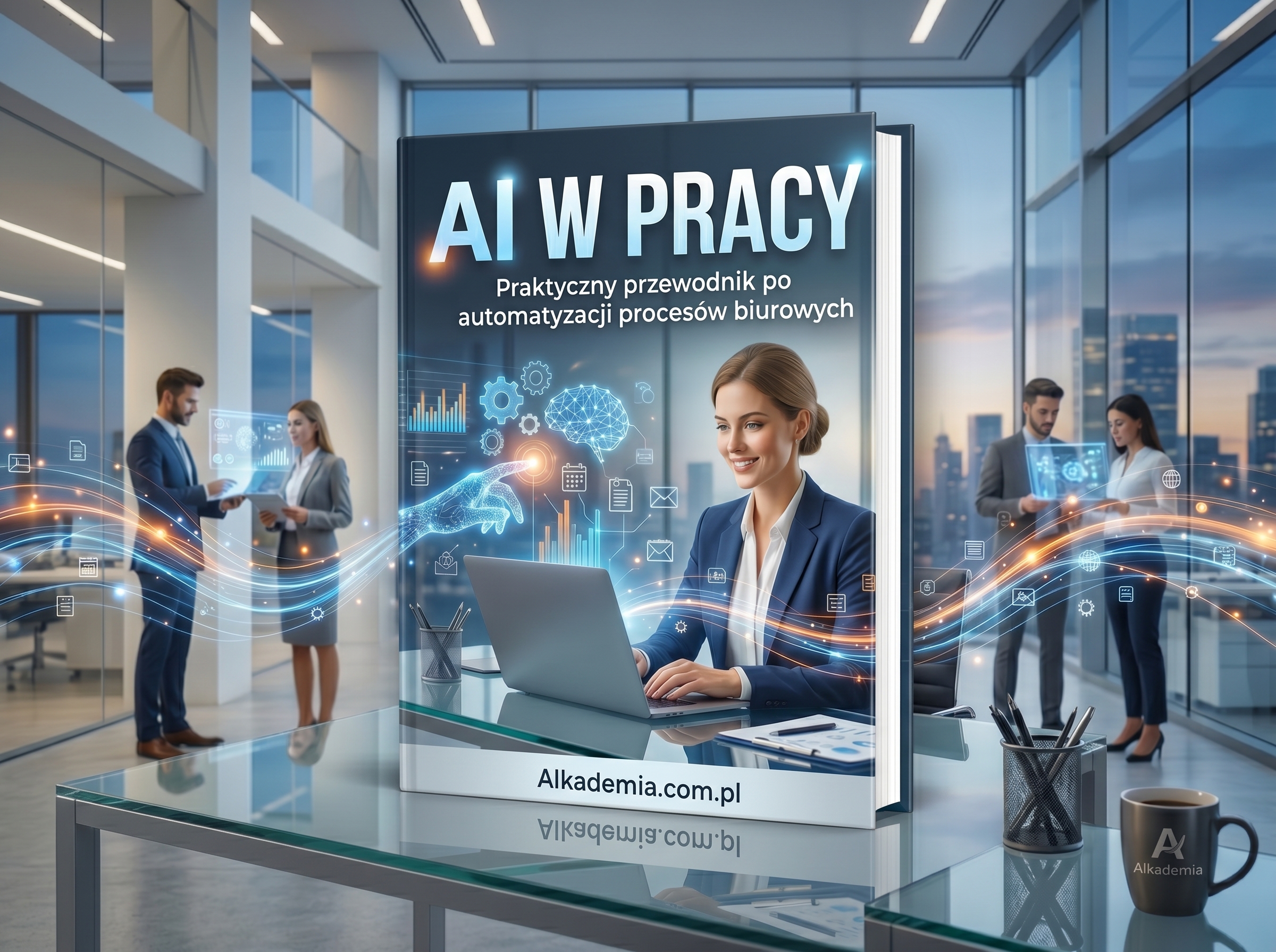AI w Pracy – okładka ebooka